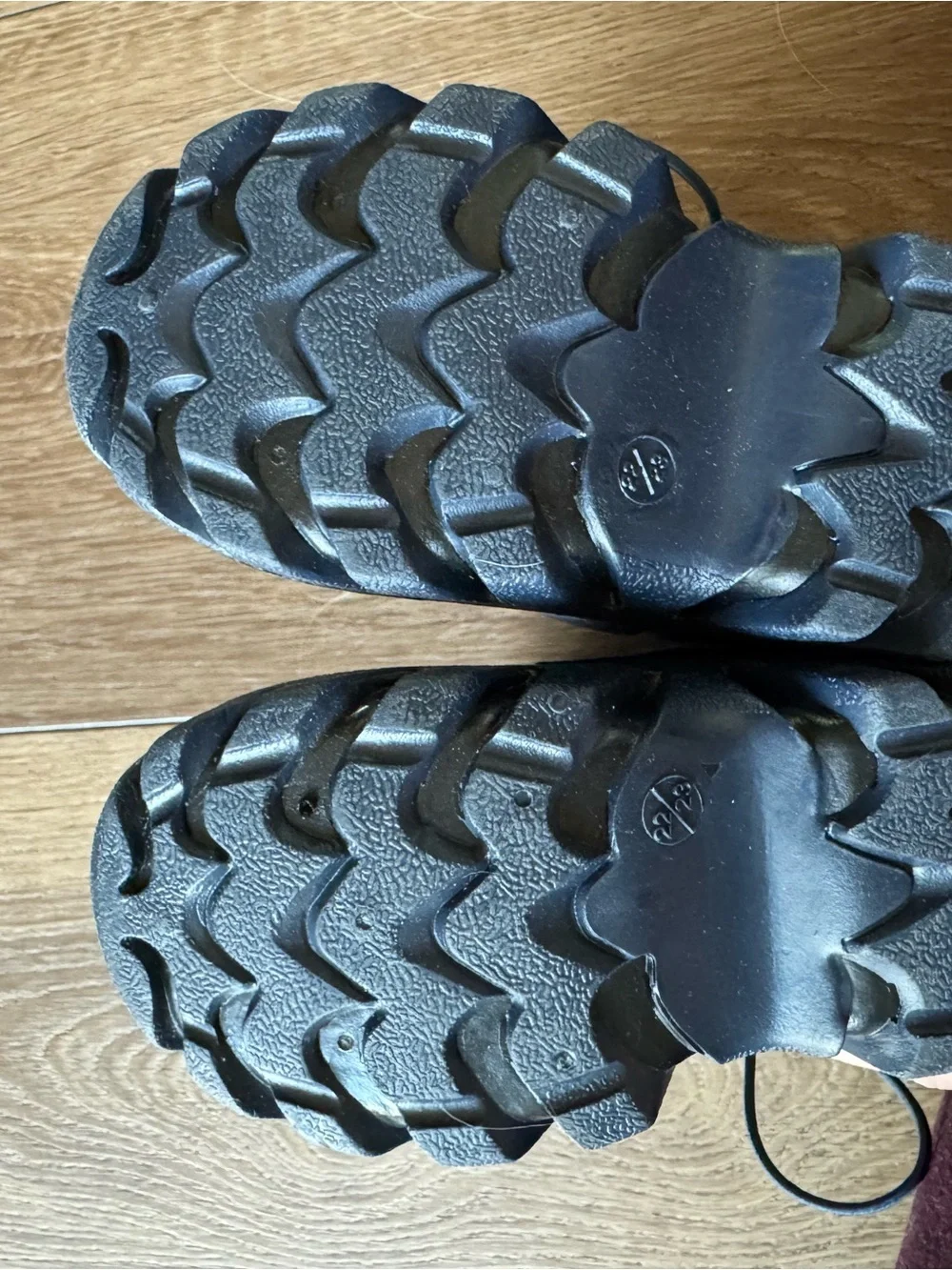 BMCiTYBM Toddler Snow Boots - Blue & Black - Size 5.5-6 Toddler (EU 22/23)